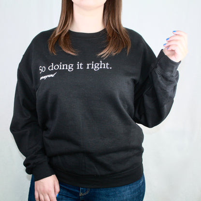 So doing it right. 1 - So You.