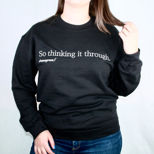 So thinking it through. 5 - So You.