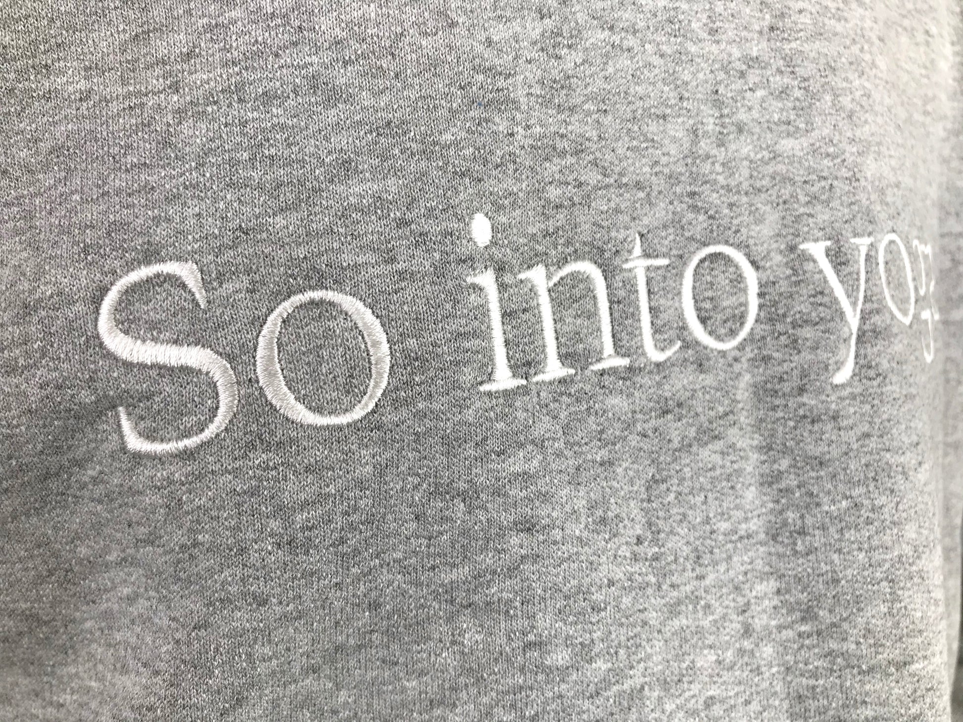 So into yoga. - So You.